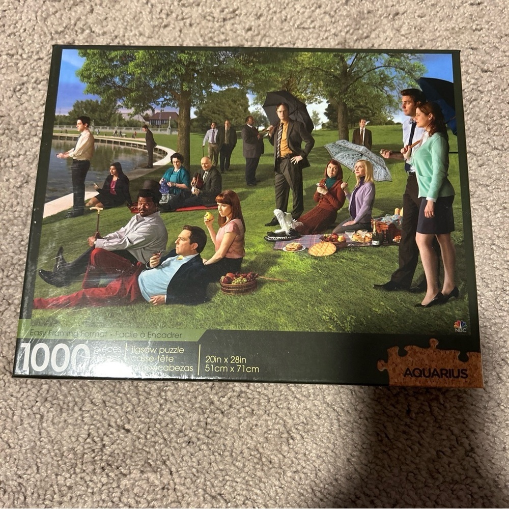 The Office Sunday Afternoon 1000 Piece Puzzle Multi-Color Sealed Aquarius